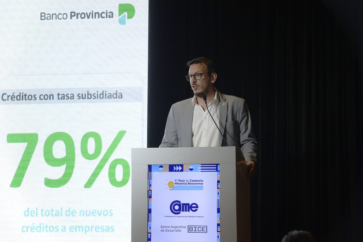 JCuattromo's tweet photo. En #Luján participamos de la apertura del 5º Foro de Comercio Minorista Bonaerense, con representantes de cámaras de todos los sectores productivos. https://t.co/oRU6IV9HZm