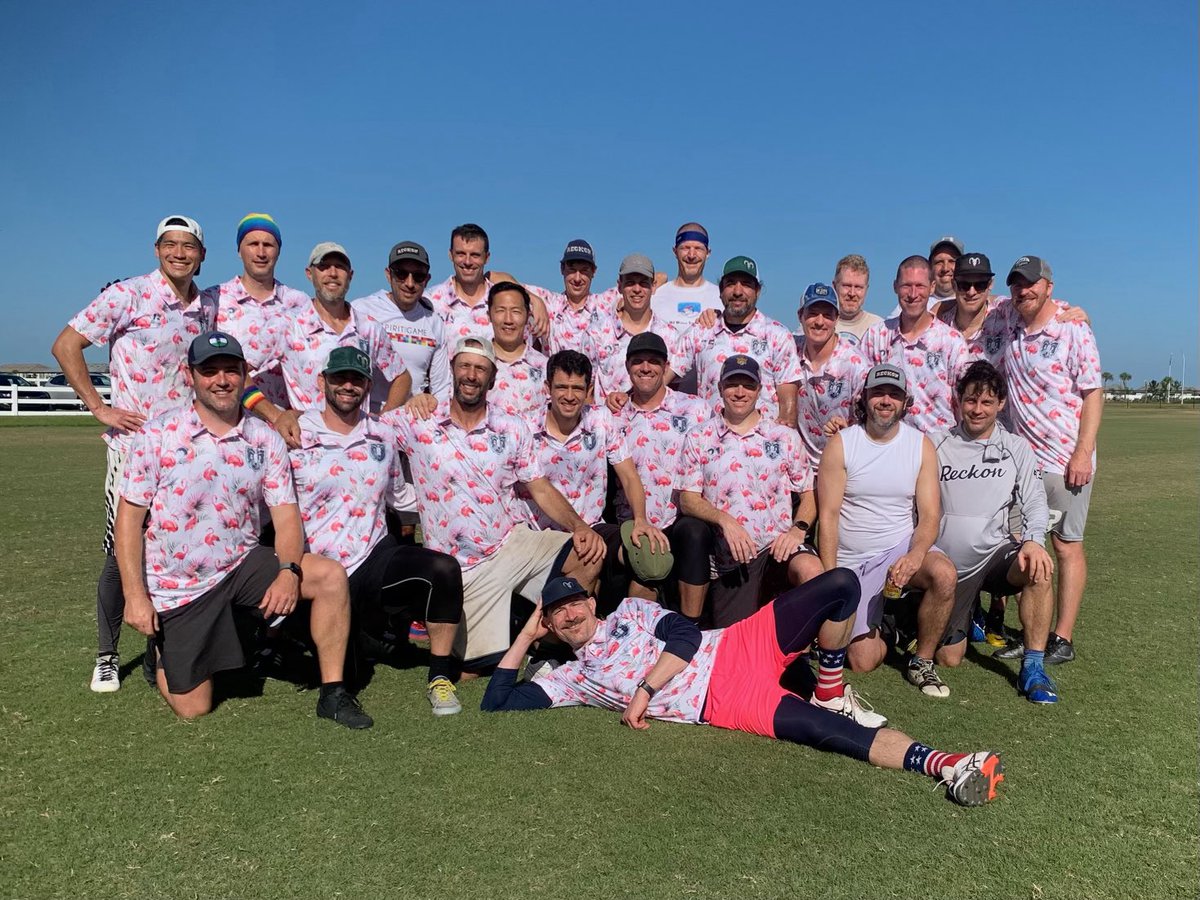 Great weekend at Sarasota Sunset going 4-2 &amp; finishing 3rd. Got some big wins over Natties teams &amp; lost to <a href="/TombstoneUlti/">Tombstone</a> &amp; <a href="/BlackCans/">Black Cans</a> (on universe). ReckHorn was about 1/2 Reckon, 1/2 <a href="/bighornultimate/">Bighorn</a>. Fun crew &amp; fun finish to 2023. Thanks <a href="/oshadega/">Oshadega</a>. Looking forward to 2024.