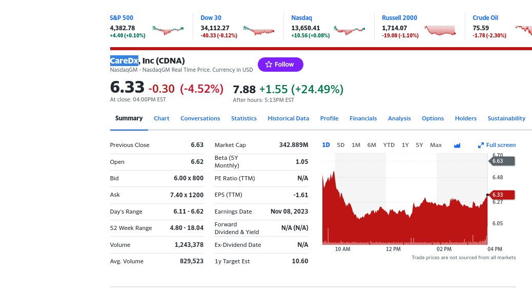 n_hatami's tweet photo. #CareDx $CDNA 🔬🧬💊 Q3 Report!

$TWST $DNA $IOVA $FATE $PSNL $ARKG https://t.co/2rmvfneTeF