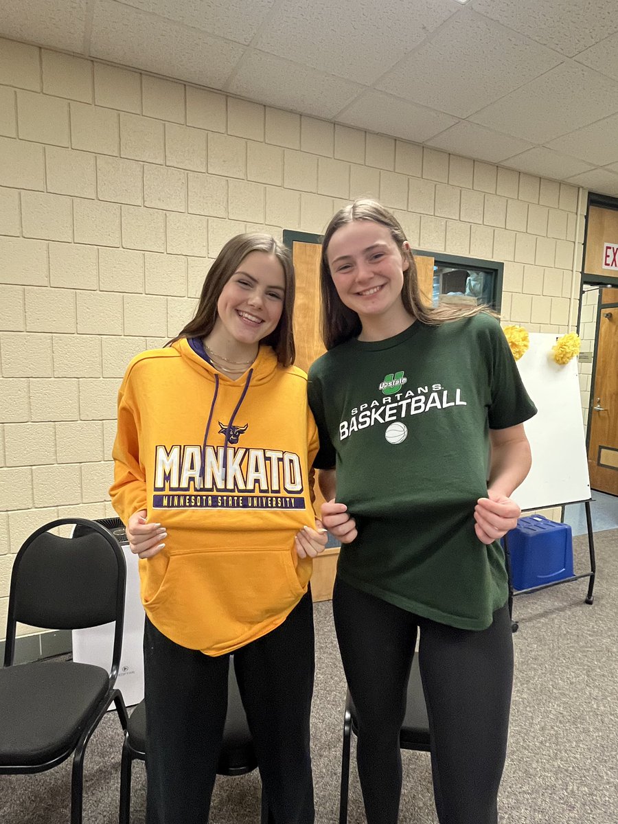 MayoVball's tweet photo. Proud of both Jadyn and Ava!  Amazing young women who will do great things at the next level! 

#mvb4ever #wintheday #rollmavs https://t.co/NvWOWN0j3V