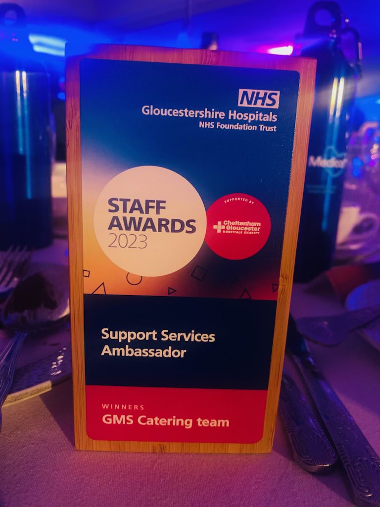 Congratulations to the GMS Catering team <a href="/GMS_facilities/">Gloucestershire Managed Services</a> 🥳