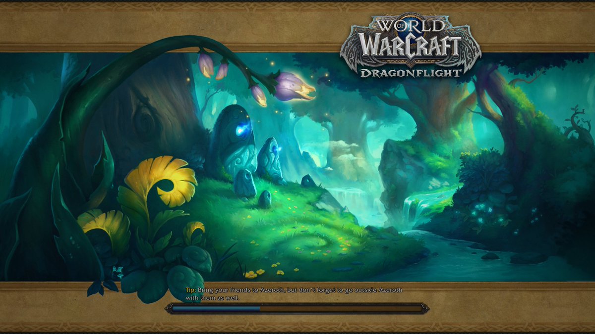It's been a personal goal for a long time to paint a loading screen for World of Warcraft and I was thrilled to finally get the opportunity to paint the Emerald Dream screen in The Guardians of the Dream patch! #Dragonflight #illustration #gameart #stylizedart #gamedev