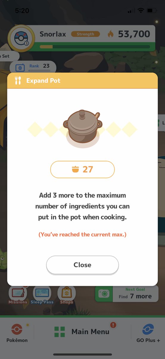 DrRoseDaRap's tweet photo. This Is HONESTLY Some Bullshit. @PokemonSleep #PokemonGO #pokemongoplus #goplus #autocatcher #bullshitjobs This Cooking Feature IsLITERALLYBroken😡 WHY Can't I Cook Certain Dishes Just BECAUSE My ExpandPot Is MaxedOut?. That's Some RIGGED Bullshit. I Can't LevelUpBecauseOf This🤬 https://t.co/E1CqeoXjU2
