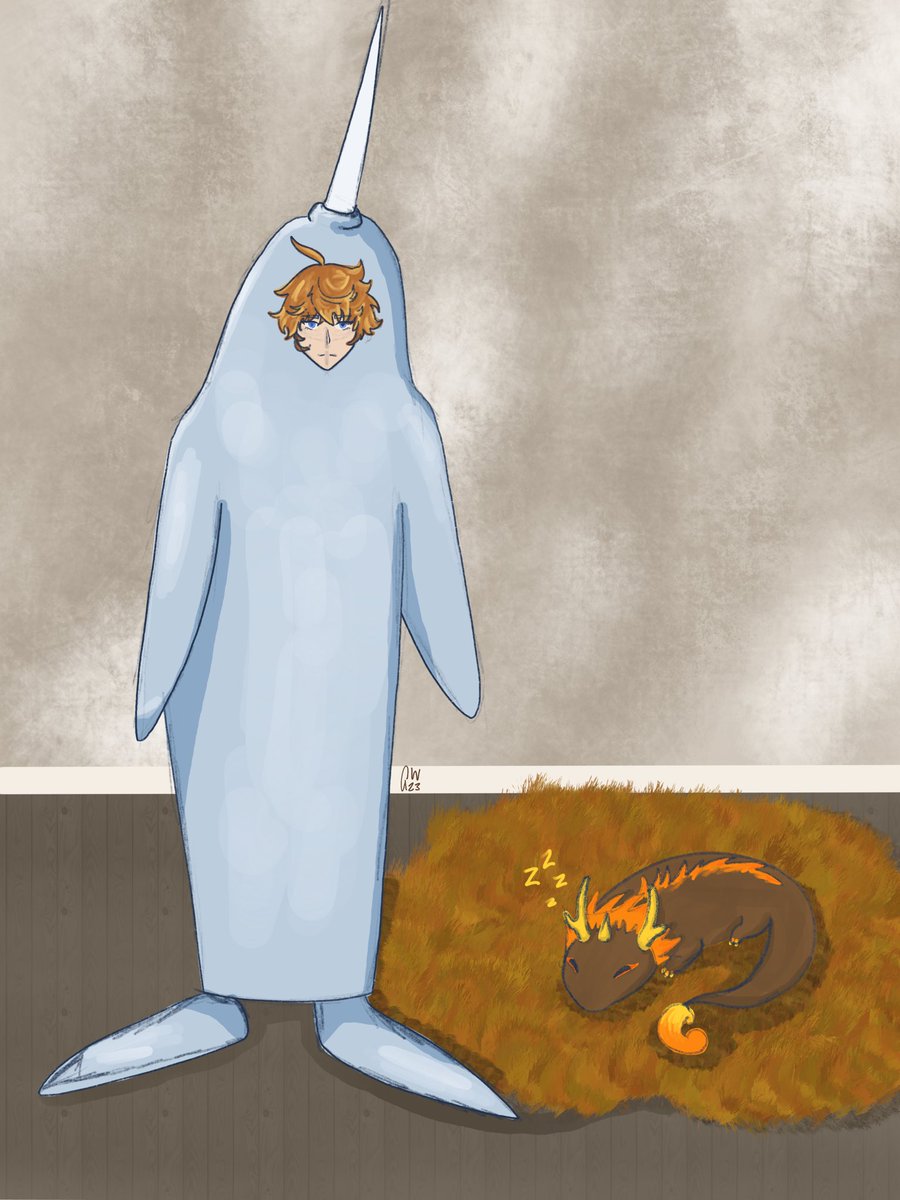 Autumn40763025's tweet photo. Narwhals, am I right? #Childe #Tartaglia #longli #GenshinImpact https://t.co/r7EMZLPc5X