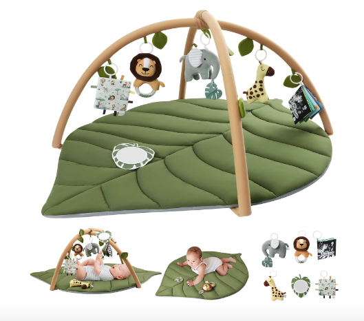 Love this modern and cool baby play gym! amzn.to/3QRyEgj  #babygifts #playgyms