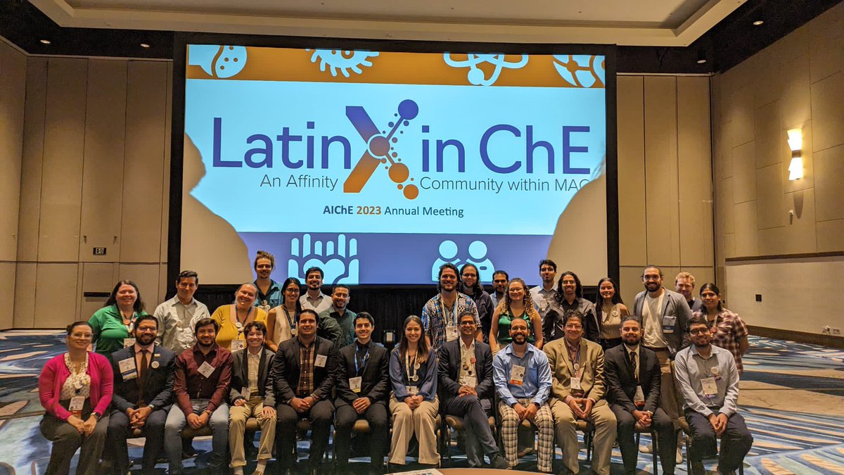 LatinXinChE's tweet image. Thank you so much for coming and for growing the community✨Thank you to everyone involved in making this happen and thank you to our sponsors @AIChEMAC @ChEnected See you next year!🤩🥳 #AIChE2024