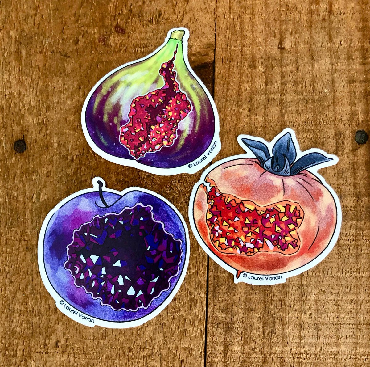 With farm work winding down for the season, I finally had time to update my shop: mini and full-sized felted mushrooms, greeting cards, stickers, and pendants! Link below 👇