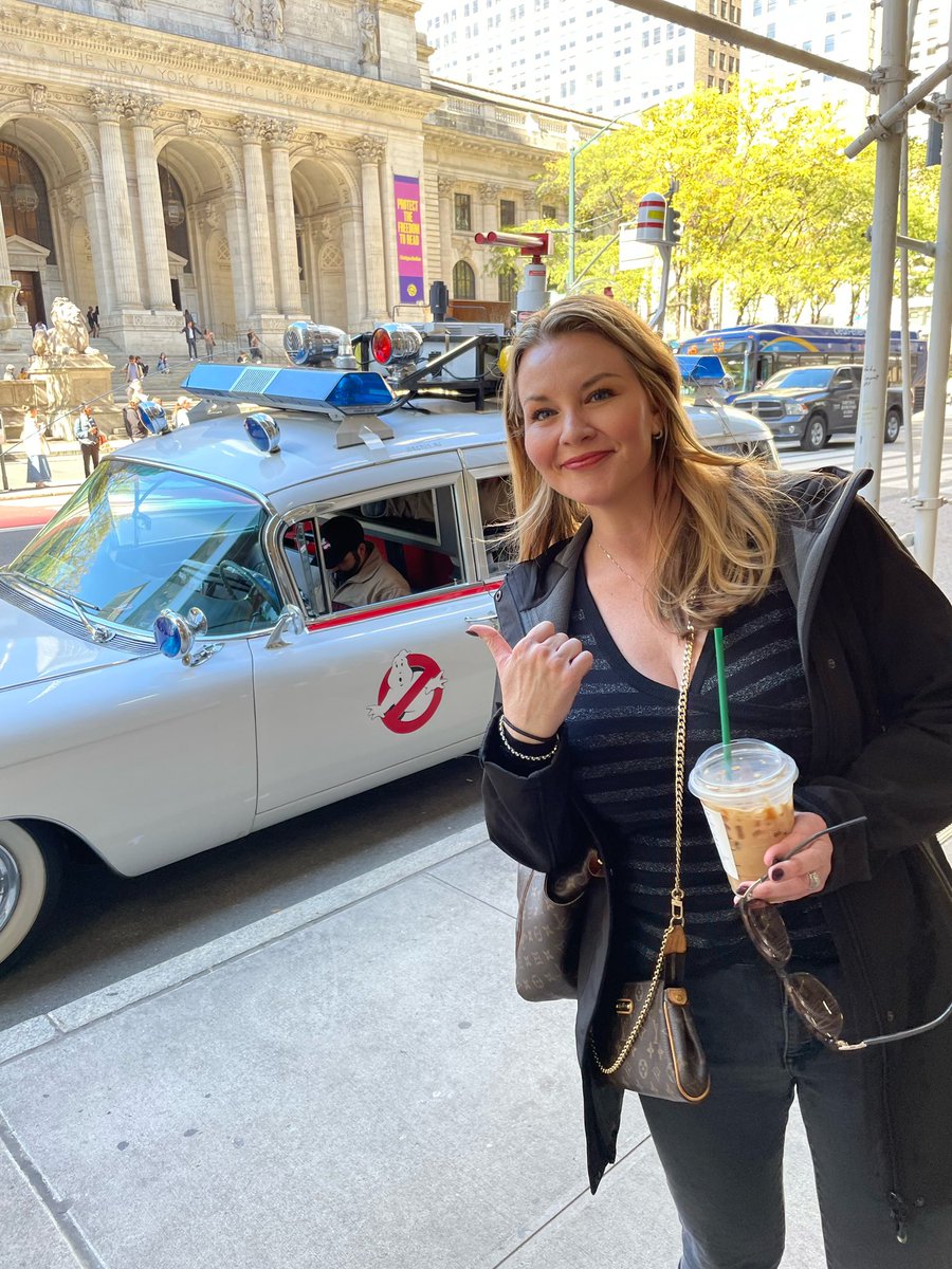 When you’re at the New York Public Library and the Ghostbusters roll up 😂 #ghostbusters #nyc