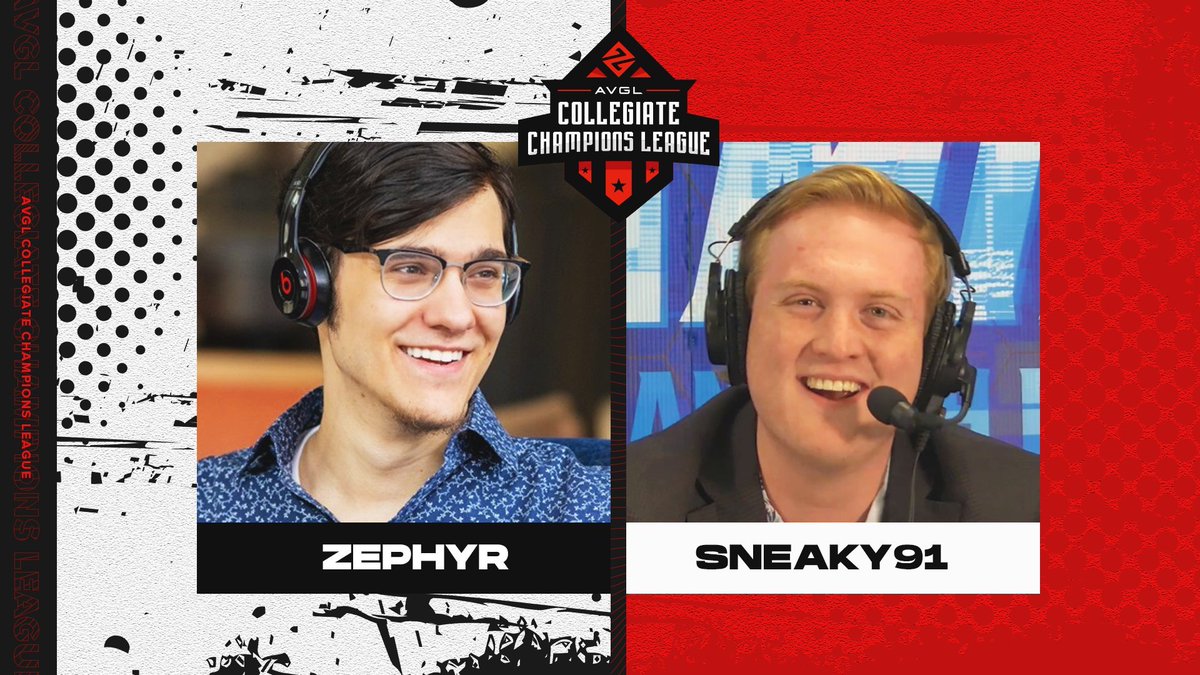AVGL (@avglofficial) on Twitter photo The last regular season match for the Apex Collegiate Champions League is tonight! There are several teams on the cusp of elimination. Be sure to tune in to see who makes it to the CHAMPIONSHIP ๐
๐๏ธ <a href="/ZephyrCasts/">Benjamin Fossitt ๐ค </a> & @MYST_Sneaky91
๐ฅ <a href="/ShenUesports/">Shenandoah Esports</a>
๐บ twitch.tv/AVGL The last regular season match for the Apex Collegiate Champions League is tonight! There are several teams on the cusp of elimination. Be sure to tune in to see who makes it to the CHAMPIONSHIP ๐
๐๏ธ <a href="/ZephyrCasts/">Benjamin Fossitt ๐ค </a> & @MYST_Sneaky91
๐ฅ <a href="/ShenUesports/">Shenandoah Esports</a>
๐บ twitch.tv/AVGL