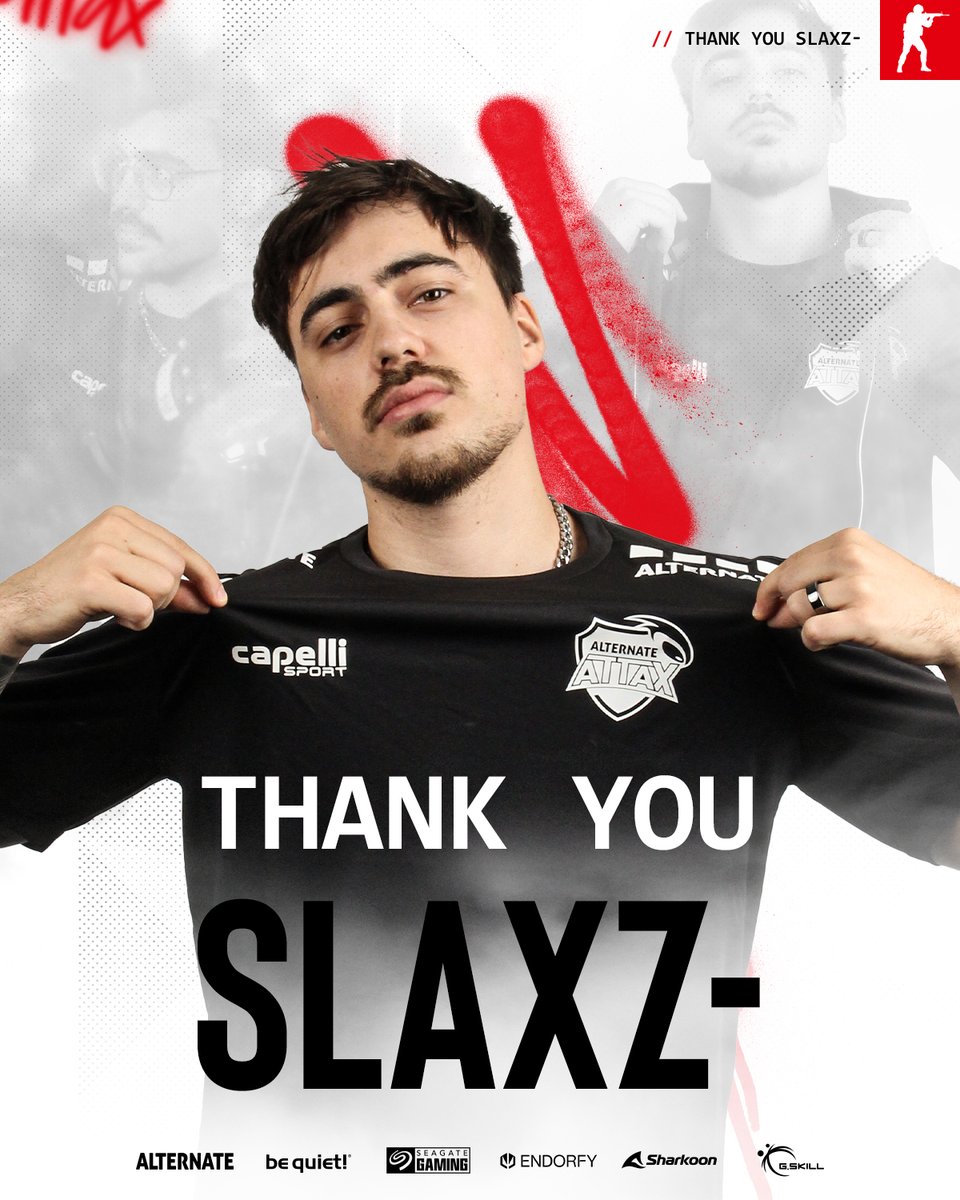 Today we are announcing that @slaxzcs has been transferred to another team with immediate effect. Thank you for your incredible plays and the great time together, Fritz. 🥹 We wish you all the best in your new challenge. ❤️