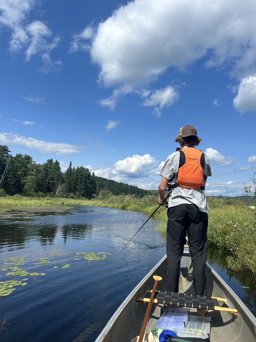 <a href="/Traversing/">Traversing</a>  my son and I just starting up the Madawaska from Lake of Two River Algonquin Park.  #canoephotocontest #boystrip2023