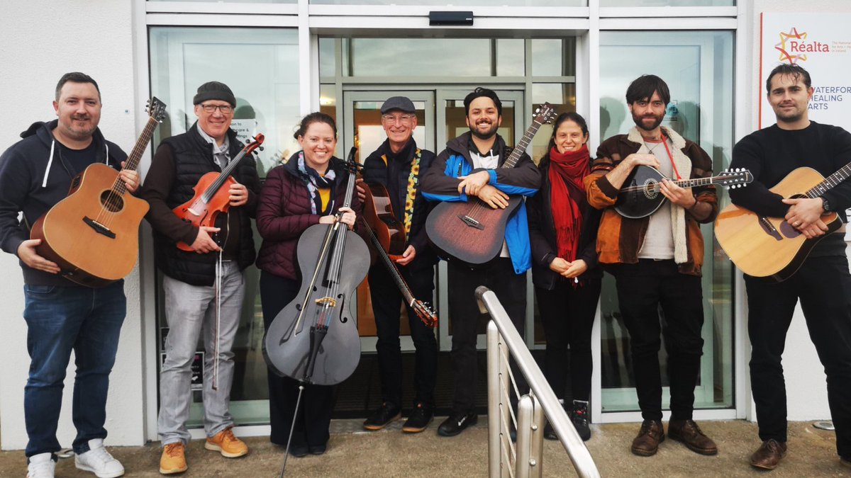 ‘An Introduction to Music in Healthcare and Community Settings’ by Music and Health Ireland, in association with Réalta, is now under way here in our Réalta Centre for Arts + Health at University Hospital Waterford and runs until this Friday. Arts Council supported. #cpd #music