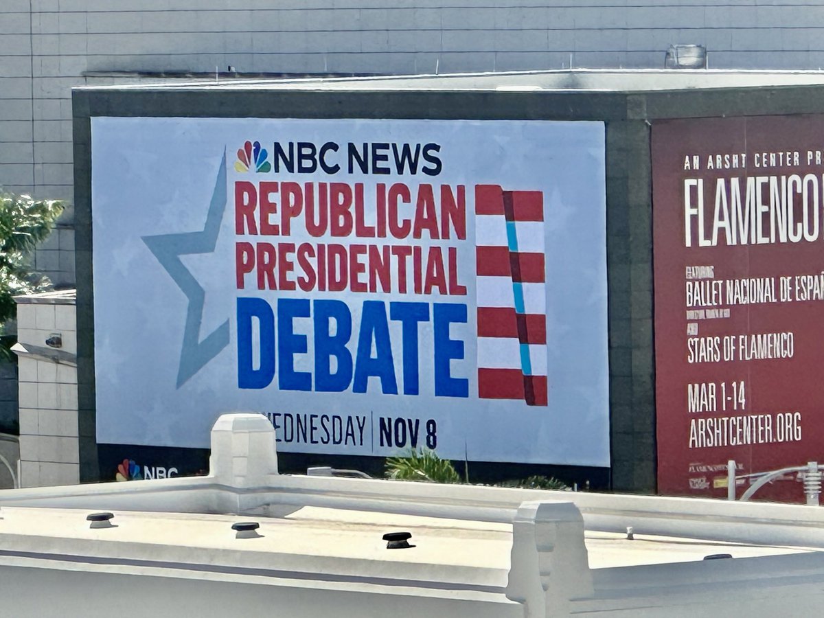 Debate just a couple of hours away.