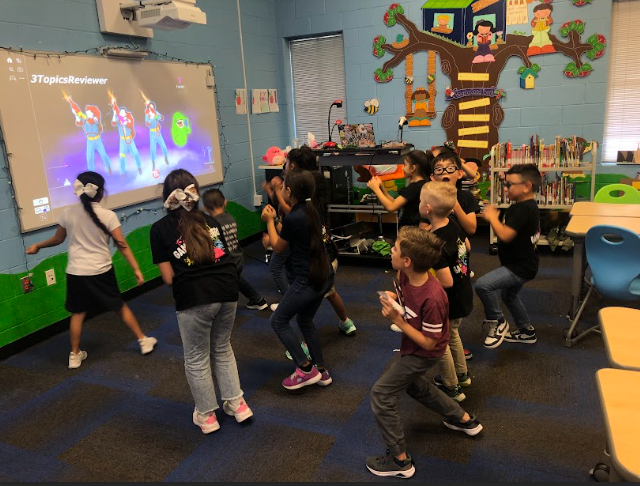 LibaryLadyAvery's tweet photo. Our Donuts & Dancing AR Parties were a total blast! I love how much our #OcelotReaders LOVE to dance! Congrats on making your MP1 AR Goals, Ocelot Readers!๐๐บ๐ฉ๐๐พ #OcelotsRead @LFCISDLibraries @esc1library #LosFresnosLiteracyMatters https://t.co/ckL6ehqWL2