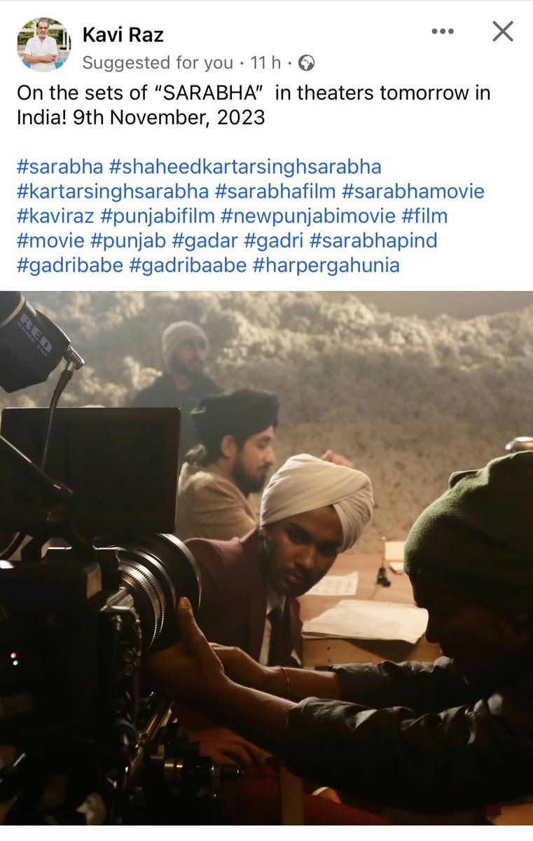 ModernJogi's tweet photo. #SARABHA
From the director of “The Black Prince”
#KaviRaz
Releasing in India on 9th November 2023 https://t.co/Yanr5USwDd