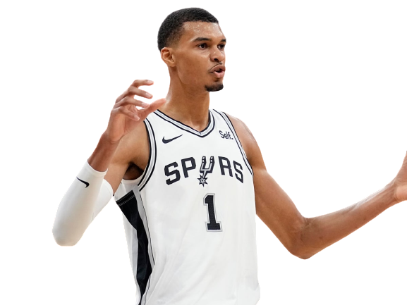 Playertotals's tweet image. Victor Wembanyama Wednesday 11/8 #PlayerProps Odds: #NBABets #PlayerLines 

#BestOdds 🏀 #Spurs 

Points: 18.5 #Fanduel 
Rebounds: 7.5 #Caesars
Assists: 2.5 #DraftKings  
Threes: 1.5 #Pointsbet 

✅ All Wembanyama's Odds: playertotals.com