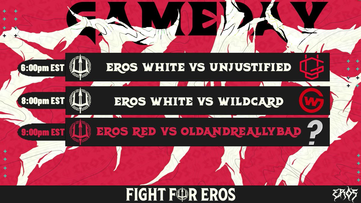 It’s a busy night for Eros Counter Strike tonight.

Head over to <a href="/ErosEsportsClub/">#FightForEros</a> to catch all the action!
#FightForEros