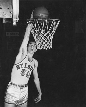 Legendary #basketball star #EdMacauley died #onthisday in 2011. 🏀 #NBA #AllStar #SLU @SLU_Billikens #SLUH @SLUHAthletics #MVP #EasyEd #STL #SaintLouis #StLouis #sports #history #billiken #trivia