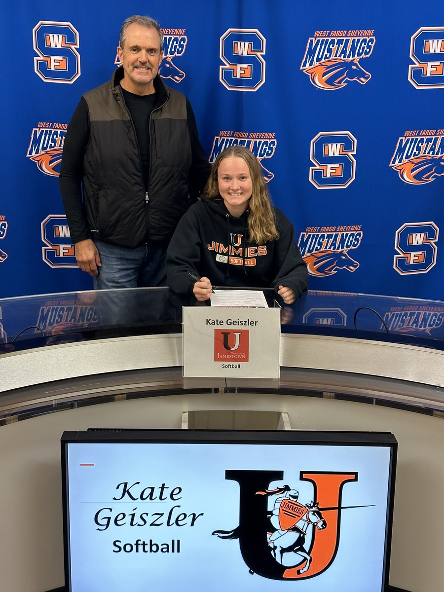 So proud of you Kate on signing with the University of Jamestown to continue on with your softball career! Your greatness doesn’t stop when you leave Sheyenne, and we are so excited for you!