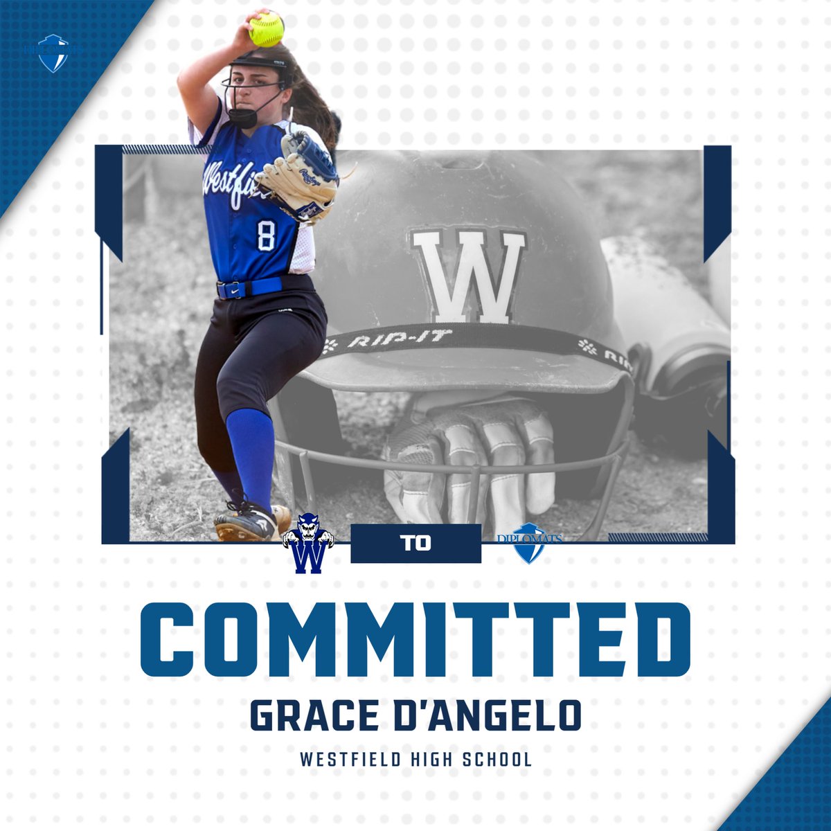 WHSBLUEDEVILSB's tweet photo. Congratulations to Grace D'Angelo #8 who will be continuing her softball career at Franklin and Marshall College!
@HisEyeSports 
@GSLWsoftball 
@WHS_BlueDevils
@dubfieldsports https://t.co/fRCQS5A6t4