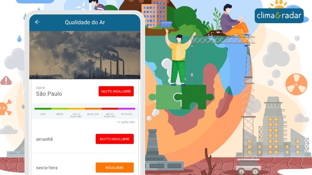 climaeradar's tweet photo. Os Índices de Qualidade do Ar (IQA) 😷 previstos para essa semana em São Paulo não são dos melhores. #IQA descreve a qualidade do ar em termos da quantidade de #poluentes atmosféricos que ele contém (ozônio, dióxido de enxofre etc.). 

🔗 https://t.co/VWbAFRY7MI

#climaeradar https://t.co/EzqXxjDpcD