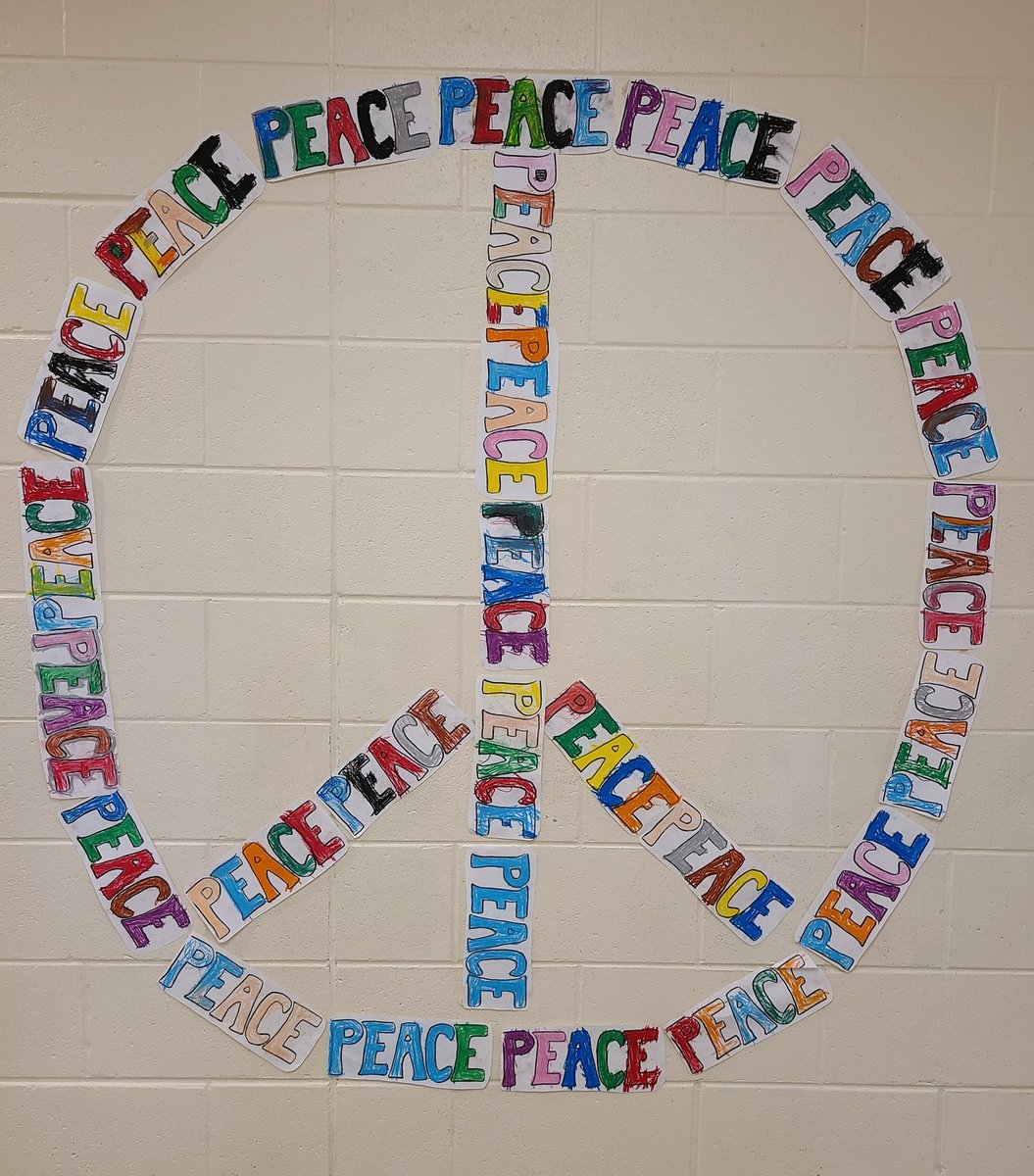 This week, we've been talking a lot about peace and the symbol of a poppy. #fdk #RemembranceDay <a href="/YCDSB/">York Catholic District School Board</a> <a href="/StJeromeCES/">St. Jerome CES</a>