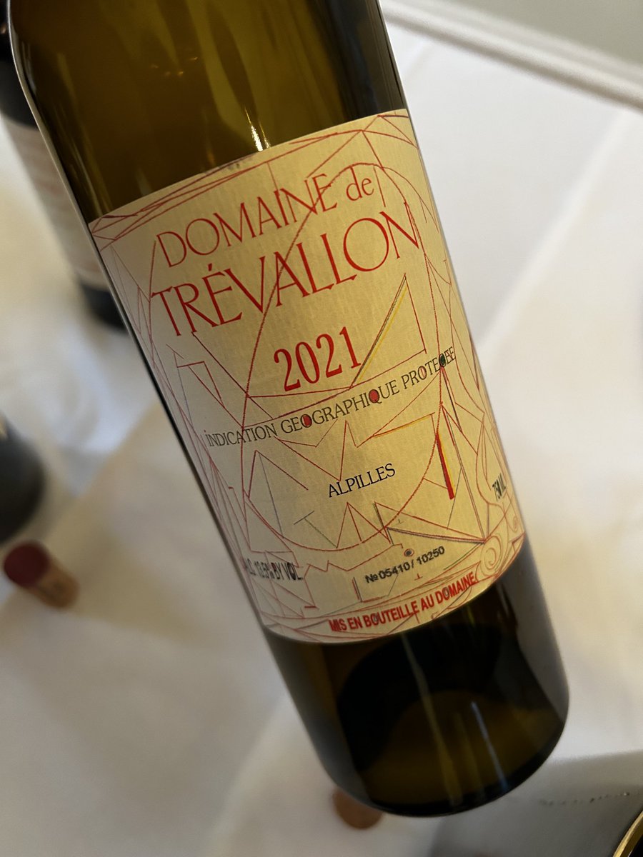 First taste of the rare and wonderful white from Domaine de Trevallon. Wow! Dear Santa, I’ve been very good…