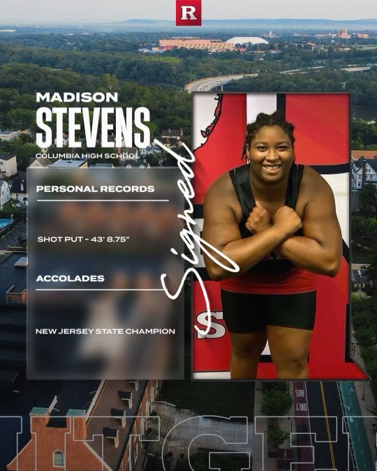 🛡️⚔️Welcome “to the Banks” Maddie Stevens! ⚔️🛡️

⚔️NJ State Champion Shot Put
⚔️’24 🇺🇸 Top 20
⚔️ Shot Put @ 43’8.75”