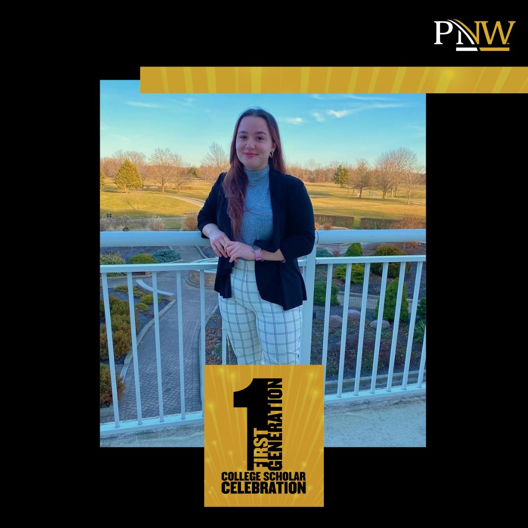 PurdueNorthwest's tweet image. Cassie Vickers is a great example of a first-generation student succeeding, despite the challenges! #PowerOnward #FirstGenCelebration #PurdueNorthwest
