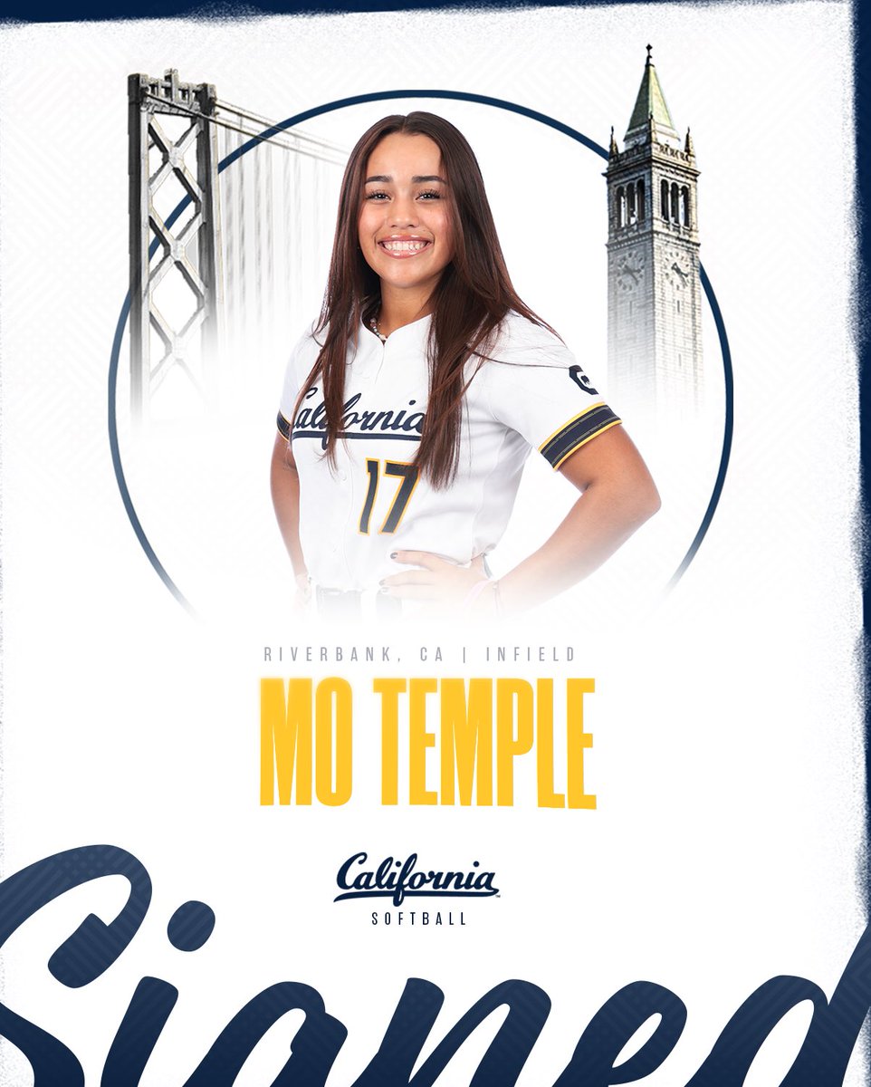 Cal Softball (@calsb) on Twitter photo ππππ£ππ βοΈ
Welcome to the #CalFamily, <a href="/MirandaMo/">Miranda (Moβ)Temple</a>!
x INF
x Riverbank, Calif.
x Central Catholic HS
#GoBears ππππ£ππ βοΈ
Welcome to the #CalFamily, <a href="/MirandaMo/">Miranda (Moβ)Temple</a>!
x INF
x Riverbank, Calif.
x Central Catholic HS
#GoBears