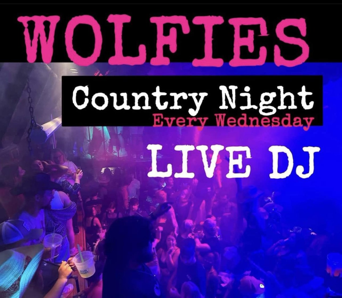 wolfiesbar's tweet image. Wolfies #COUNTRYNIGHT
Every Wednesday OPEN 9pm
Live DJs #YeeHaw #MostFun 

@CrushesAtIUP