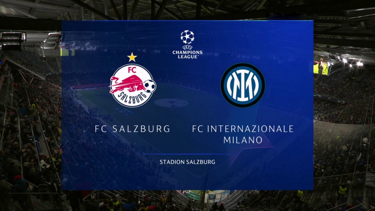 RB Salzburg vs Inter Full Match 08 Nov 2023