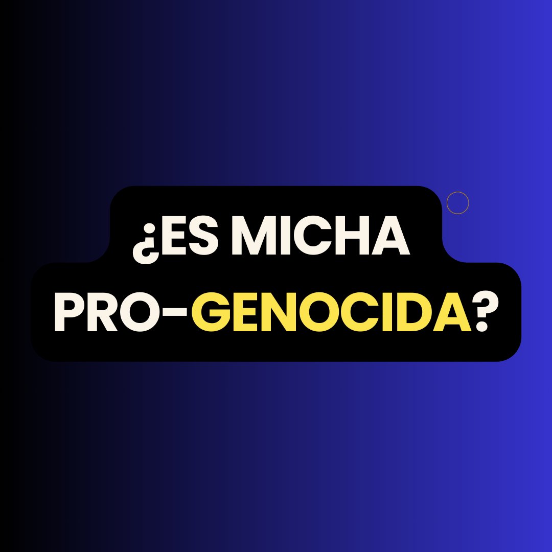 Arrucha's tweet image. well well well, it seems that one of the most famouse youtuber in #Mexico turned out to be a #ProGenocide -&amp;gt; @Adela_Micha 
Disgusting.
#Gaza #GazaGenocide #Genocide #Palestine