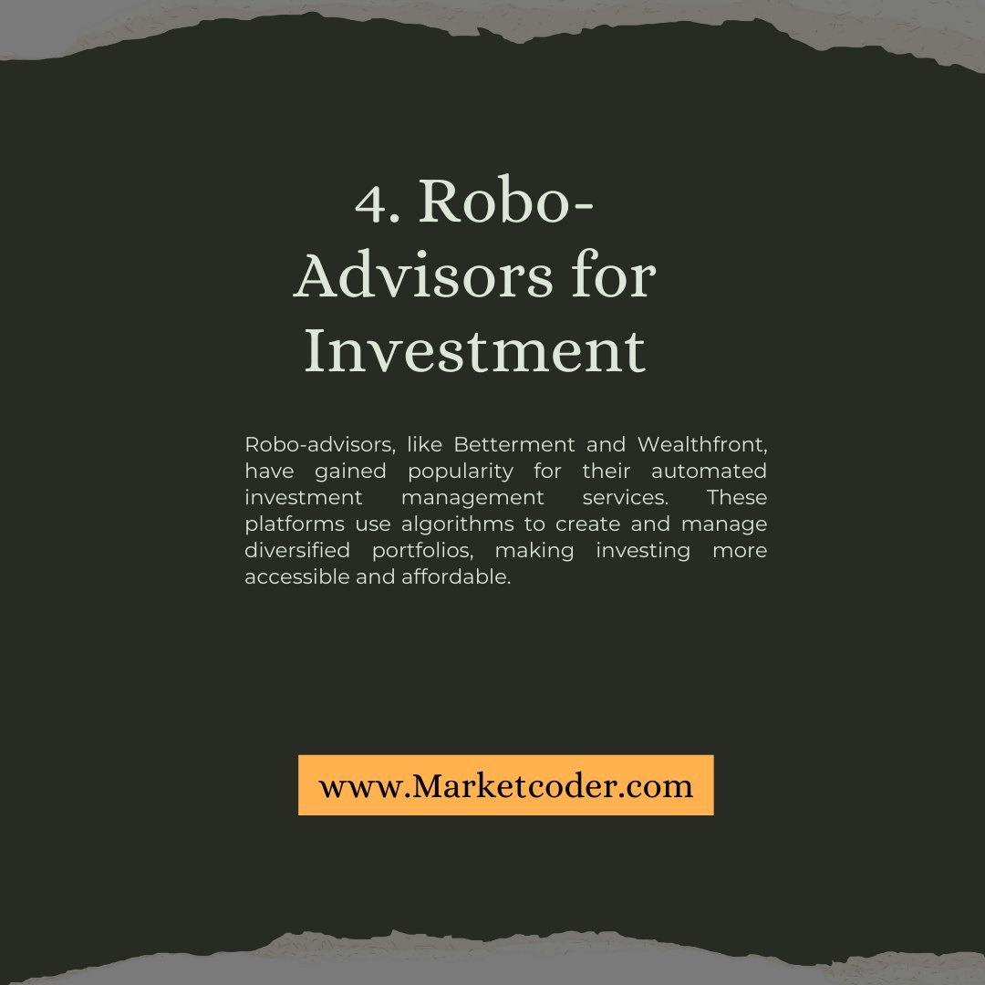 InvestoM31013's tweet photo. Embrace the Future of Investing with Robo-Advisors! 📈💼 Let AI-driven strategies pave the way to financial success. 🚀 

#RoboAdvisors #InvestingMadeEasy #AIInvesting #FinancialFuture #SmartInvesting #WealthManagement #FintechSolutions #AutomatedInvesting #DigitalFinanc https://t.co/ku9XqhGzd7