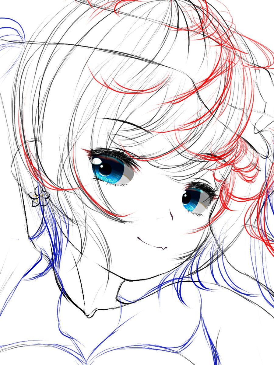 夏音ちゃん進捗
自分の中で描きたいシーンが降りてしたのでこっち進めます