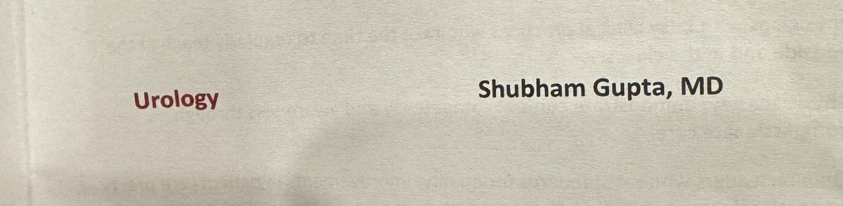 Congrats to our very own <a href="/shubhamdotgupta/">Shubham Gupta</a> <a href="/CaseUrology/">University Hospitals Urology Institute</a> for being recognized as a Distinguished Physician, highest distinction <a href="/UHhospitals/">University Hospitals</a>