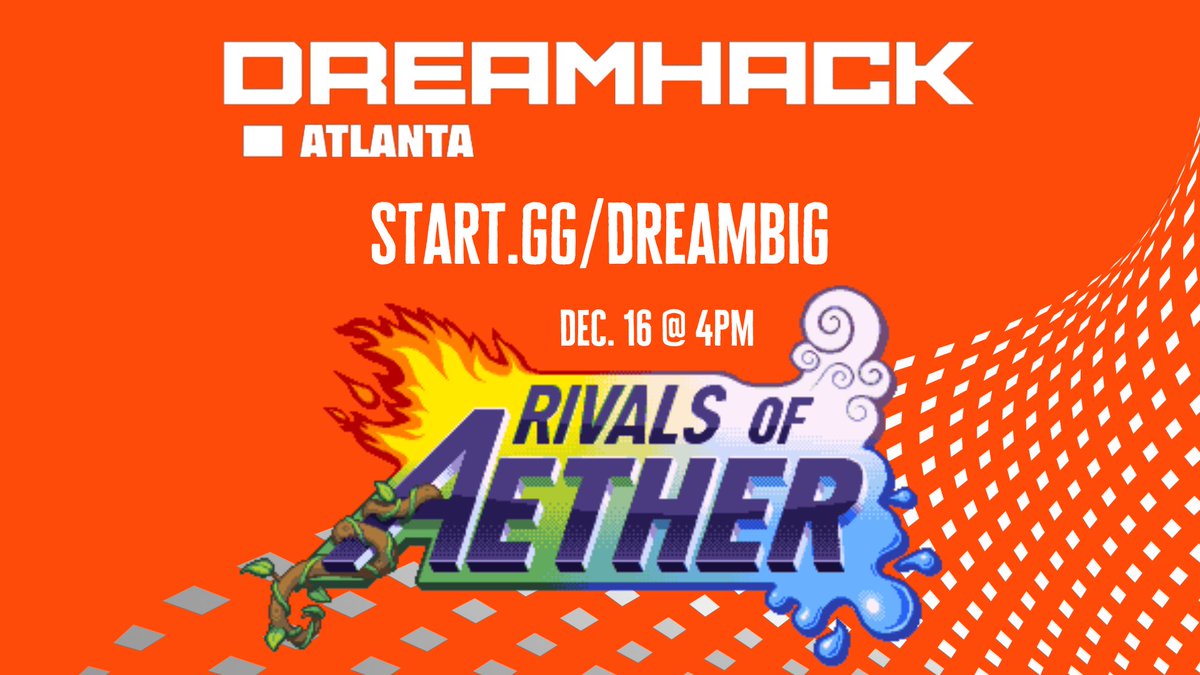 GamersOnTheEdge's tweet photo. This year @GamersOnTheEdge @LANFESTgames will be running @RivalsOfAether  at Dreamhack Atlanta. Use code DREAMBIG for 15% off your Dreamhack ticket and have 50% of proceeds donated to some awesome charities. https://t.co/6ianCBEPqW
