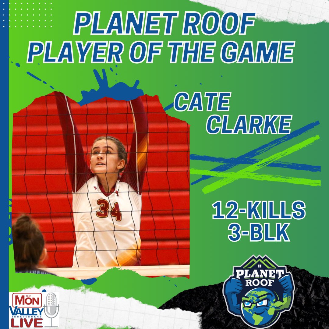 The Eagles keep the good times rolling in the first round of the State Playoffs! Planet Roof Player of the Game Cate Clarke was an offensive force for Serra Catholic!