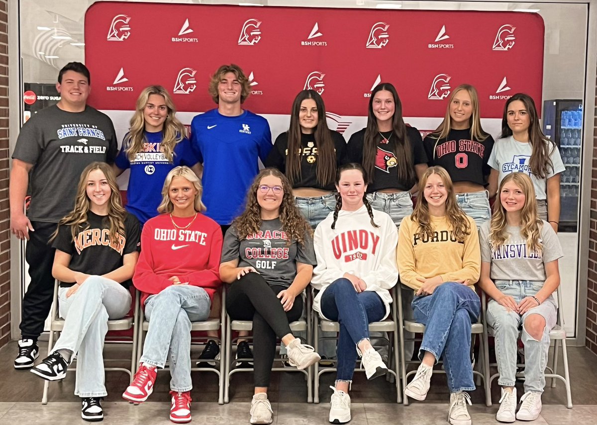 Ely Detty, Soccer - Kentucky
Jenna Margiotti, Soccer - Depauw
Taylor Wert, Soccer - Mercer
Hannah Haberstroh, Softball - Ohio State
Riley Henson, Softball - Indiana State
Riley Janda, Softball - Louisville
Kynadee Warner, Softball - Evansville

Continued 👇.