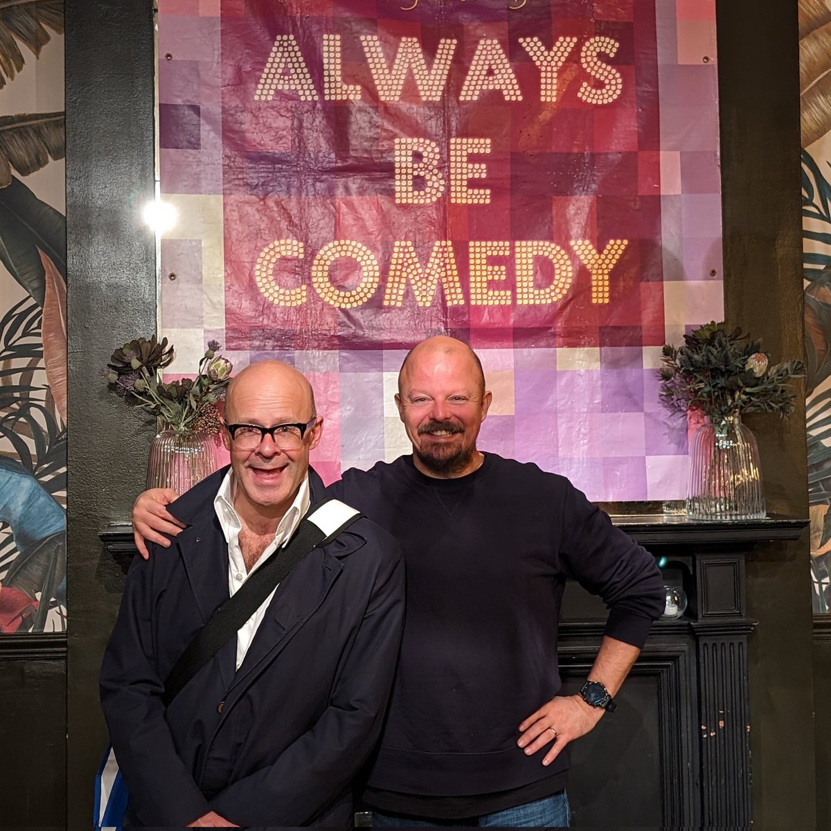 JamesGillComedy's tweet image. Two extraordinary careers. To think that between us we&apos;ve won three Baftas, three British Comedy Awards, a Royal Television Society Award and a Best Staff Member Of The Quarter award at The Croydon Advertiser. #ParallelLives