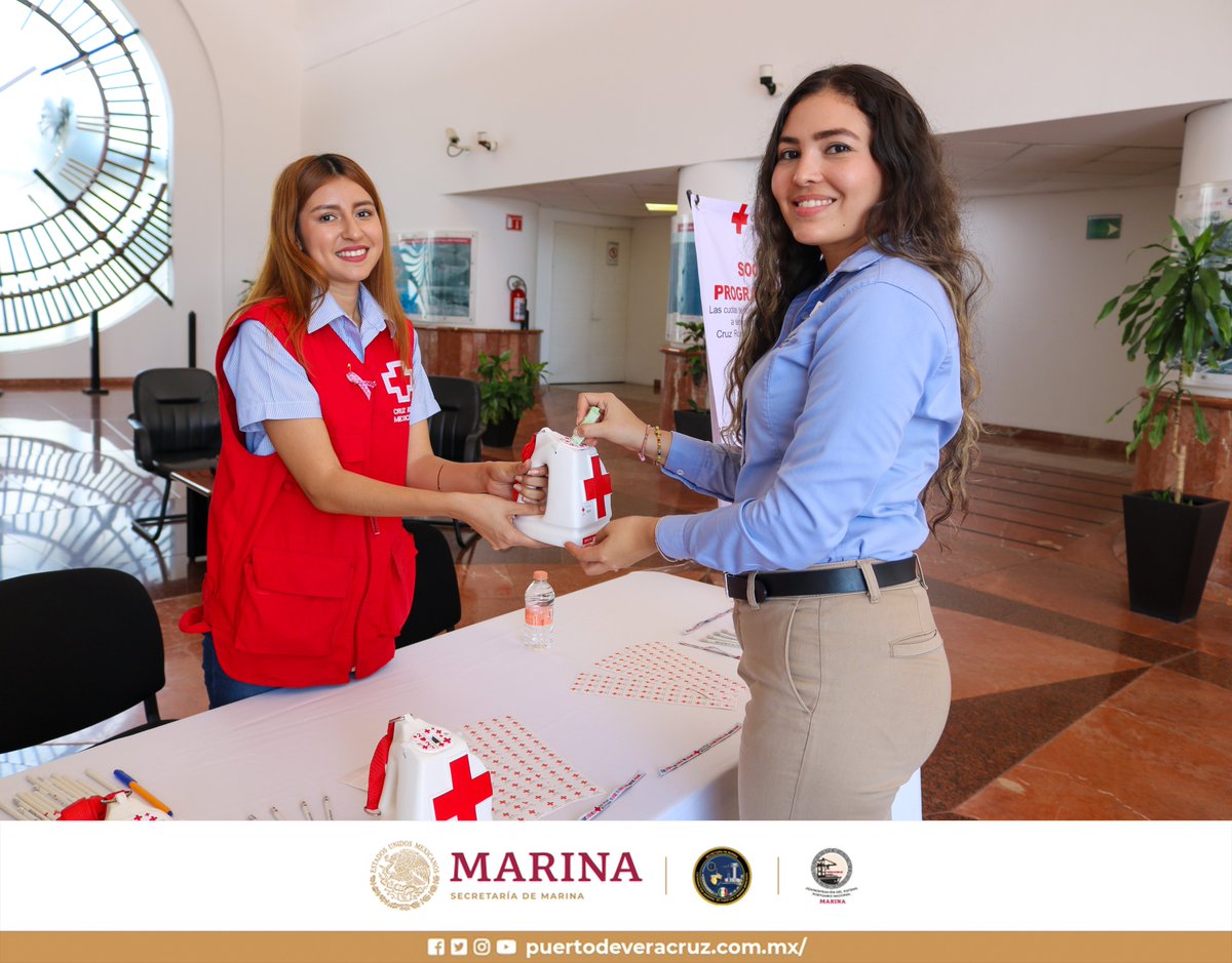 ASIPONAVER's tweet photo. #Entérate como parte de la “Colecta Anual 2023” de @CruzRojaVerBoca se instaló un stand en instalaciones de #ASIPONAVER para realizar donativos de manera voluntaria en beneficio de los servicios de atención hospitalaria y de emergencia, obteniendo gran respuesta ¡Anímate a donar! https://t.co/fpIpvE8aii