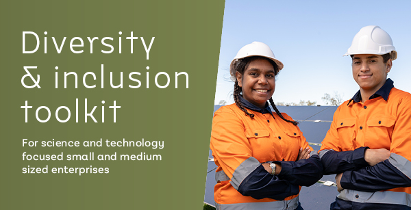 ATSE_au's tweet image. Our D&amp;amp;I Toolkit is available now! 🛠️ 🤩 

The Toolkit is a practical guide for small businesses to address workforce challenges by recruiting, retaining and reaching diverse STEM-skilled people. 

Explore how the toolkit can support Aussie businesses: atse.org.au/news-and-event…