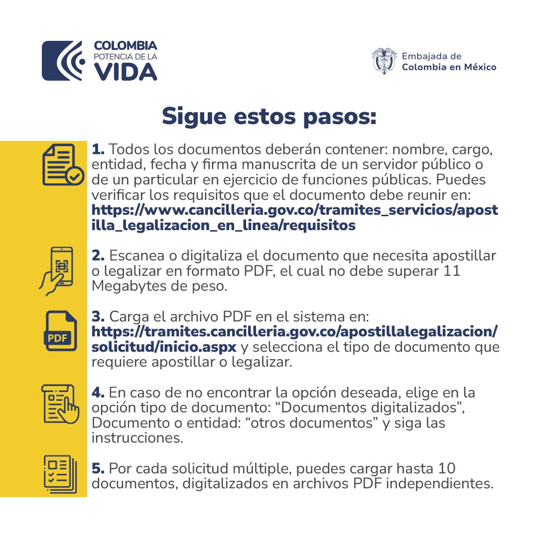 Ahora, el trámite de apostilla para tus documentos es más fácil. Te contamos cómo realizarlo en línea:  

(1/2)
#DiplomaciaCercana #DipliomaciaPopular