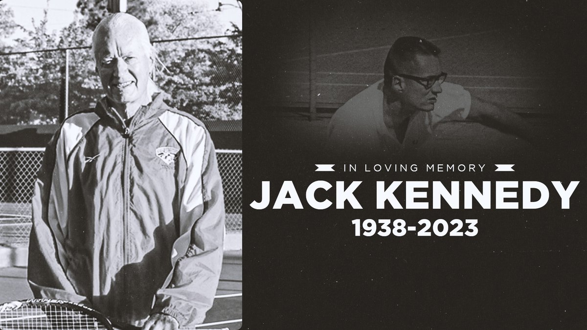 UNMLoboMTennis's tweet photo. A crushing loss. Jack Kennedy was our first All-American and a tremendous friend of the program.

Last January we honored Jack by naming our season opening tournament "The Jack Kennedy Classic".

Our prayers to Susan and the entire Kennedy family.

https://t.co/GXVsmM1pEP https://t.co/H8GD7999zC
