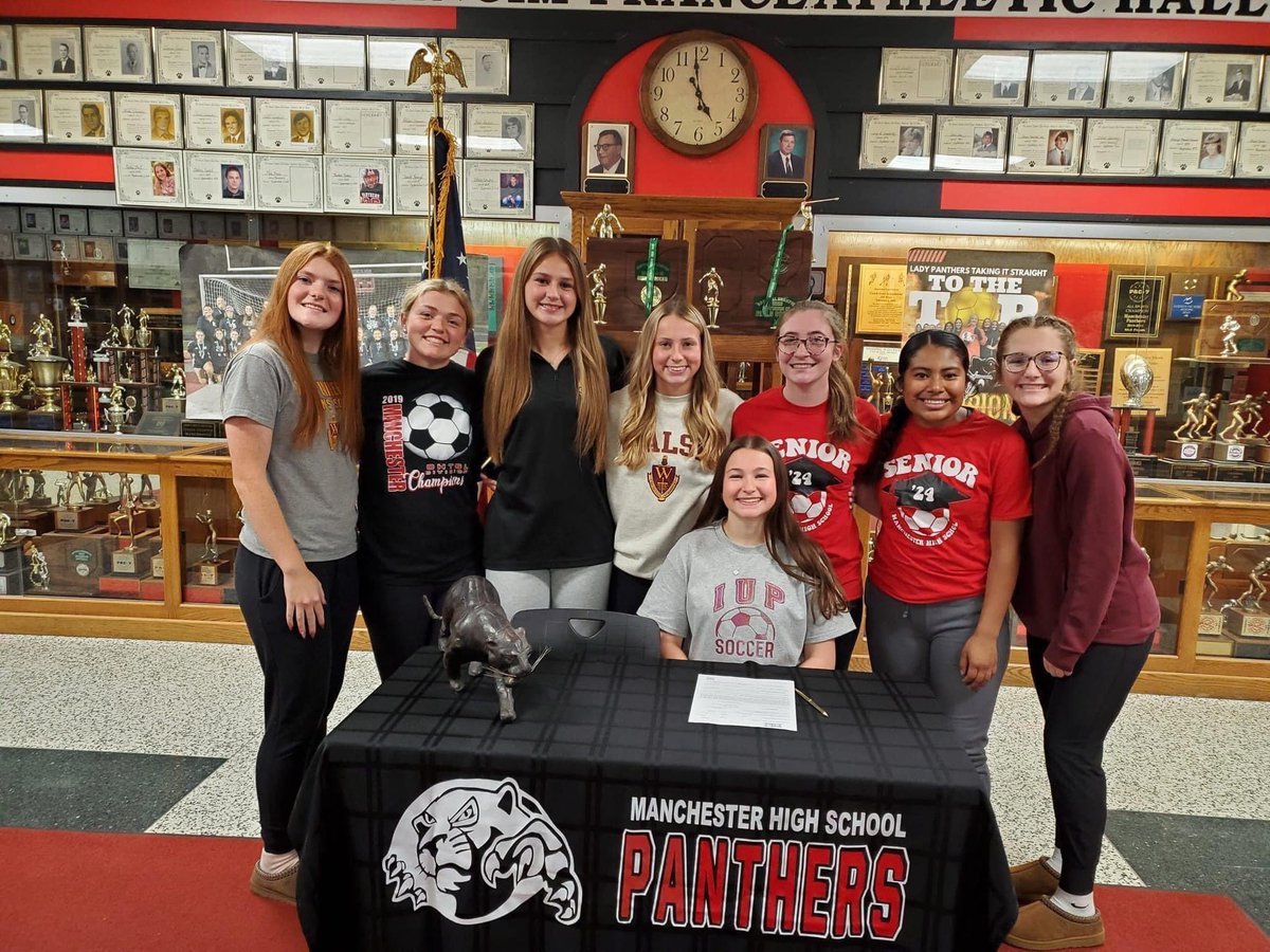 MSC_Manchester's tweet photo. Congratulations to Lauren Gunsett (IUP) and Katie Norris (Walsh) on continuing their soccer career’s.  #NationalSigningDay https://t.co/amEvWNKlFa