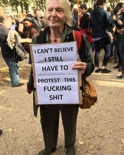 There are lots of people who think older women fighting for reproductive freedom don’t exist. I'm here to prove them wrong.

If you are over 50 and still fighting for the rights of all women, drop a comment. Don't let me down.