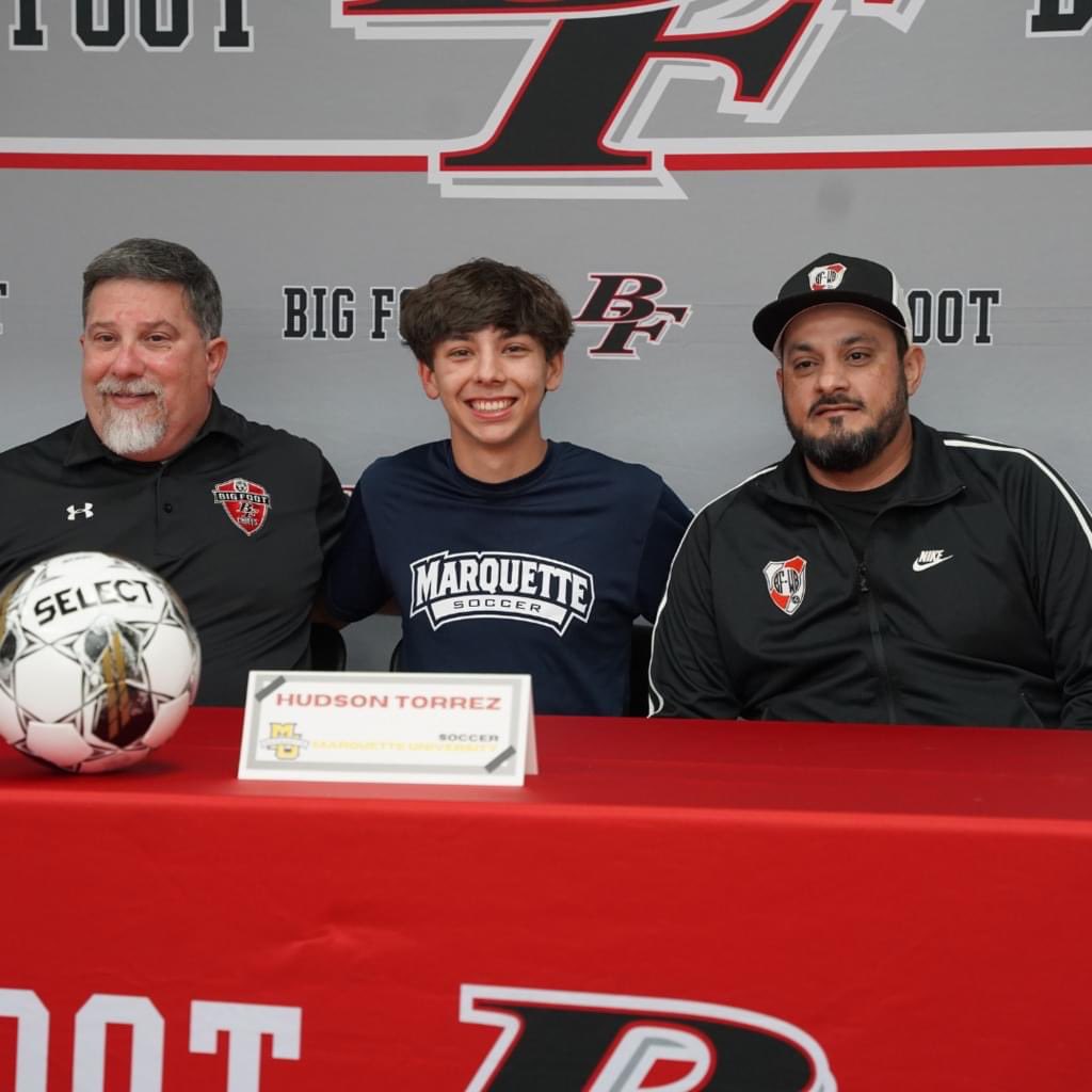 bfathletics's tweet photo. Congratulations to @hudson_torrez for signing his NLI to play Division 1 Soccer at Marquette University! We are so proud of you, Hudson! https://t.co/KvRFfKlpal