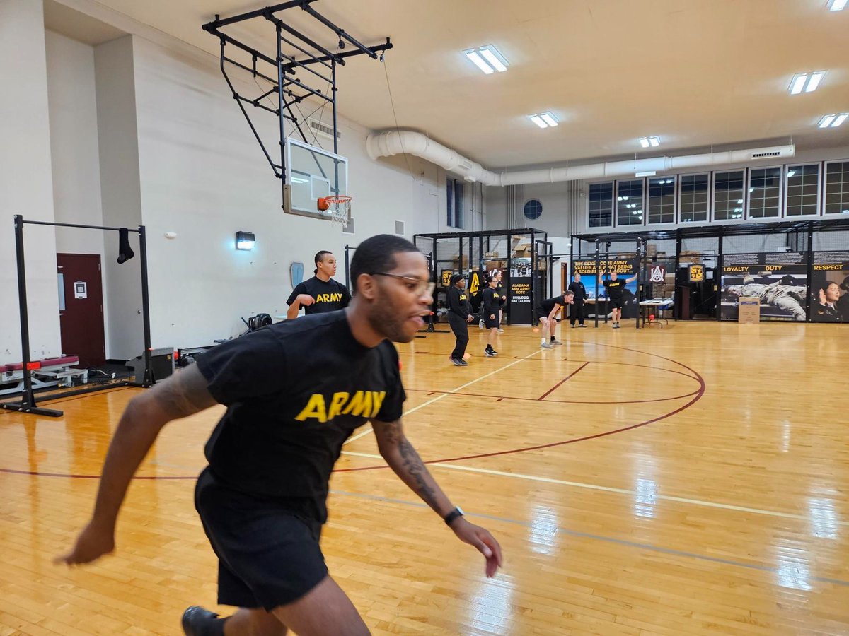 AamuRotc's tweet image. Fitness Friday:
Our Bulldogs know how to work hard but they play hard too!
Look at our Bulldogs enjoying a game of dodgeball for Fitness Friday!
#6thbrigadearmyrotc #cadetcommand #armyrotc #GoBulldogs #serviceissoverignty #rotc #bulldogbn #aamu #aamurotc