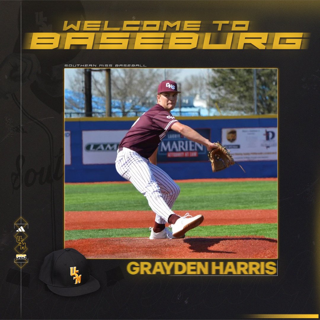𝗜𝗡𝗞𝗘𝗗 Welcome home, Grayden! 🧢: LHP 📏: 6'1' 📍: Greenwell Springs, La. 🎓: Central HS @GraydenHarris | #EverythingMatters | #SMTTT