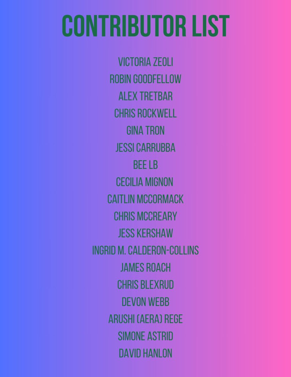 Cover and contributor list for our fall 2023 showcase “bruised,” live 11/16.